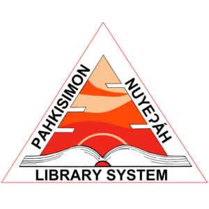 Pahkisimon Nuyeʔáh Library System logo